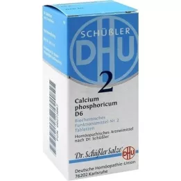 BIOCHEMIE DHU 2 comprimidos de cálcio fosfórico D 6, 80 unidades