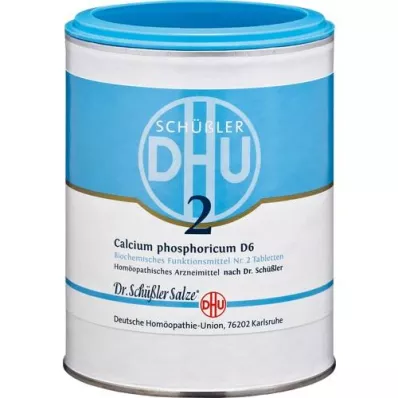 BIOCHEMIE DHU 2 comprimidos de cálcio fosfórico D 6, 1000 peças