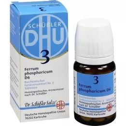 BIOCHEMIE DHU 3 comprimidos Ferrum fosforicum D 6, 80 unidades