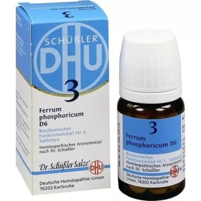 BIOCHEMIE DHU 3 comprimidos Ferrum fosforicum D 6, 80 unidades