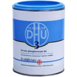 BIOCHEMIE DHU 3 comprimidos de Ferrum fosforicum D 6, 1000 unidades