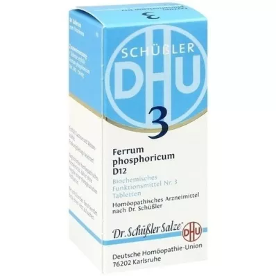 BIOCHEMIE DHU 3 comprimidos Ferrum fosforicum D 12, 80 unid BIOCHEMIE DHU 3 comprimidos Ferrum fosforicum D 12, 80 unid