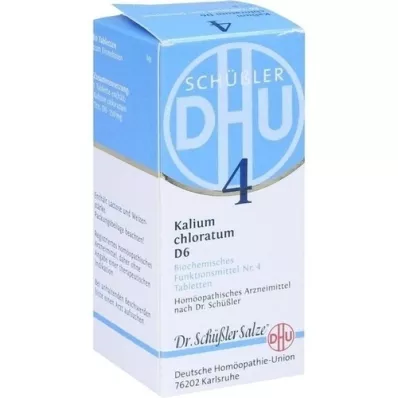 BIOCHEMIE DHU 4 comprimidos de clorato de potássio D 6, 80 unidades BIOCHEMIE DHU 4 comprimidos de clorato de potássio D 6, 80 unidades