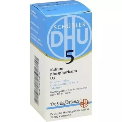 BIOCHEMIE DHU 5 comprimidos de Kalium fosforicum D 3, 80 unidades BIOCHEMIE DHU 5 comprimidos de Kalium fosforicum D 3, 80 unidades