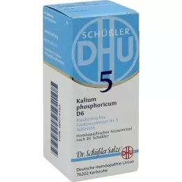 BIOCHEMIE DHU 5 comprimidos de Kalium fosforicum D 6, 80 unidades