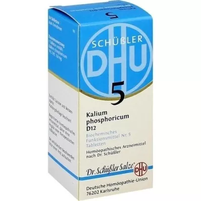 BIOCHEMIE DHU 5 comprimidos de Kalium fosforicum D 12, 80 unid BIOCHEMIE DHU 5 comprimidos de Kalium fosforicum D 12, 80 unid