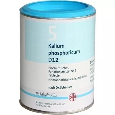BIOCHEMIE DHU 5 comprimidos de Kalium fosforicum D 12, 1000 peças BIOCHEMIE DHU 5 comprimidos de Kalium fosforicum D 12, 1000 peças