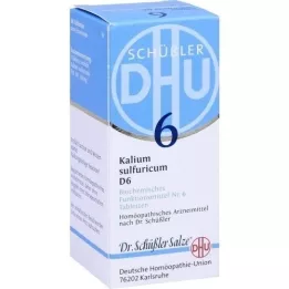 BIOCHEMIE DHU 6 comprimidos de Kalium sulfuricum D 6, 80 unidades