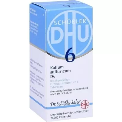 BIOCHEMIE DHU 6 comprimidos de Kalium sulfuricum D 6, 80 unidades