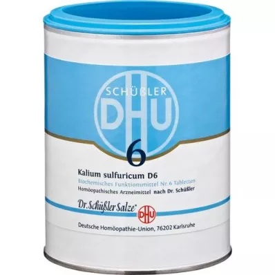 BIOCHEMIE DHU 6 comprimidos de Kalium sulfuricum D 6, 1000 unidades