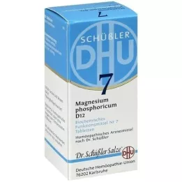 BIOCHEMIE DHU 7 comprimidos de magnésio fosfórico D 12, 80 unidades