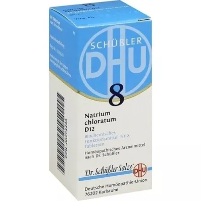 BIOCHEMIE DHU 8 comprimidos de clorato de sódio D 12, 80 unidades BIOCHEMIE DHU 8 comprimidos de clorato de sódio D 12, 80 unidades