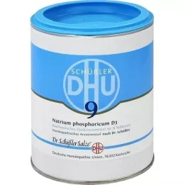 BIOCHEMIE DHU 9 comprimidos de Natrum fosforicum D 3, 1000 peças