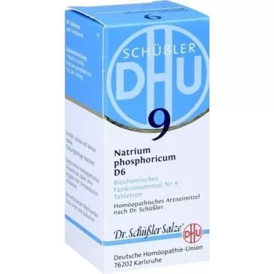 BIOCHEMIE DHU 9 comprimidos de Natrum fosforicum D 6, 80 unid BIOCHEMIE DHU 9 comprimidos de Natrum fosforicum D 6, 80 unid
