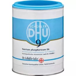 BIOCHEMIE DHU 9 Natrum fosforicum D 6 comprimidos, 1000 peças