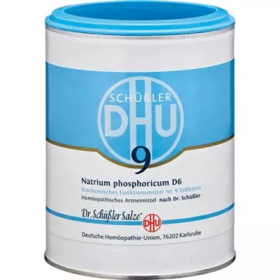 BIOCHEMIE DHU 9 Natrum fosforicum D 6 comprimidos, 1000 peças