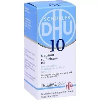 BIOCHEMIE DHU 10 comprimidos de Natrum sulfuricum D 6, 80 unidades BIOCHEMIE DHU 10 comprimidos de Natrum sulfuricum D 6, 80 unidades