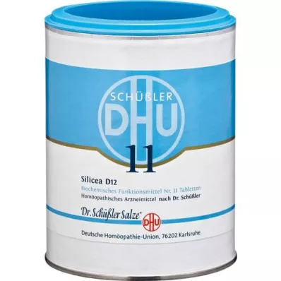 BIOCHEMIE DHU 11 comprimidos de Silicea D 12, 1000 unidades BIOCHEMIE DHU 11 comprimidos de Silicea D 12, 1000 unidades