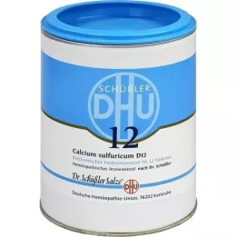 BIOCHEMIE DHU 12 comprimidos de cálcio sulfuricum D 12, 1000 peças