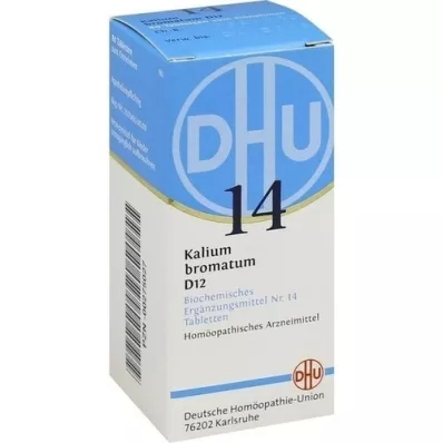 BIOCHEMIE DHU 14 comprimidos de Kalium bromatum D 12, 80 unid BIOCHEMIE DHU 14 comprimidos de Kalium bromatum D 12, 80 unid