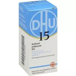 BIOCHEMIE DHU 15 comprimidos de iodato de potássio D 6, 80 unidades