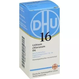 BIOCHEMIE DHU 16 comprimidos de clorato de lítio D 6, 80 unidades