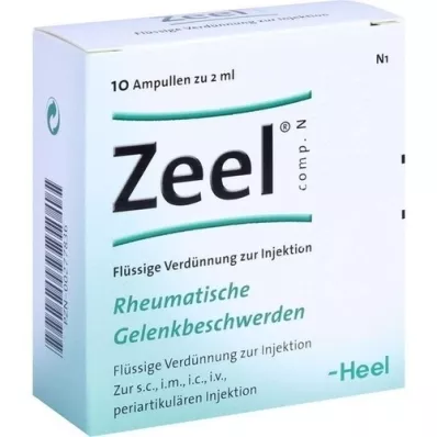 ZEEL ampolas comp.N, 10 unid ZEEL ampolas comp.N, 10 unid