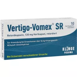 VERTIGO-VOMEX SR Cápsulas de liberação sustentada, 10 unidades