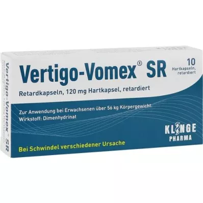 VERTIGO-VOMEX SR Cápsulas de liberação sustentada, 10 unidades VERTIGO-VOMEX SR Cápsulas de liberação sustentada, 10 unidades