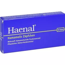 HAENAL Supositórios Hamamelis, 10 unidades