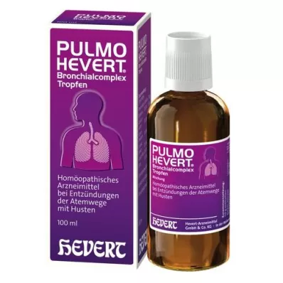 PULMO HEVERT Gotas de complexo brônquico, 100 ml