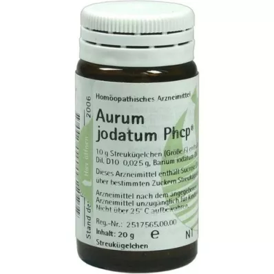 AURUM JODATUM PHCP Glóbulos, 20 g