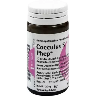 COCCULUS Glóbulos S Phcp, 20 g COCCULUS Glóbulos S Phcp, 20 g