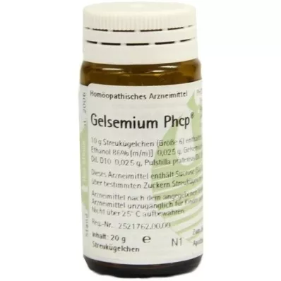 GELSEMIUM PHCP Glóbulos, 20 g