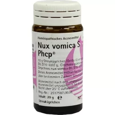 NUX VOMICA Glóbulos S Phcp, 20 g NUX VOMICA Glóbulos S Phcp, 20 g