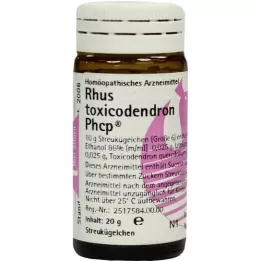 RHUS TOXICODENDRON PHCP Glóbulos, 20 g