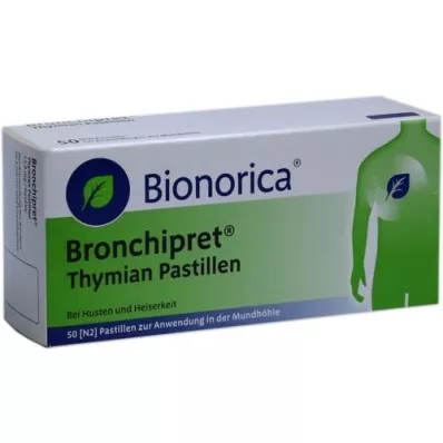BRONCHIPRET Pastilhas de tomilho, 50 unidades BRONCHIPRET Pastilhas de tomilho, 50 unidades