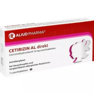 CETIRIZIN AL pastilhas diretas, 7 unidades CETIRIZIN AL pastilhas diretas, 7 unidades