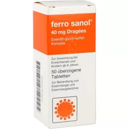 FERRO SANOL comprimidos revestidos, 50 unidades