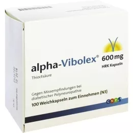 ALPHA VIBOLEX 600 mg HRK cápsulas moles, 100 unidades