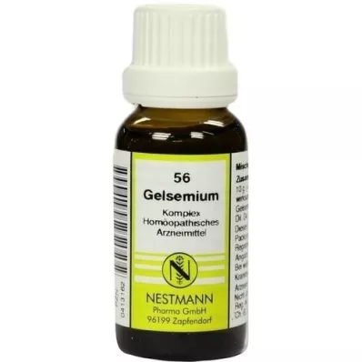 GELSEMIUM KOMPLEX Diluição No.56, 20 ml