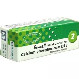 SCHUCKMINERAL Glóbulos 2 Cálcio fosfórico D 12, 7,5 g