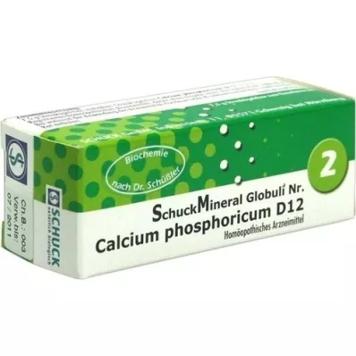 SCHUCKMINERAL Glóbulos 2 Cálcio fosfórico D 12, 7,5 g