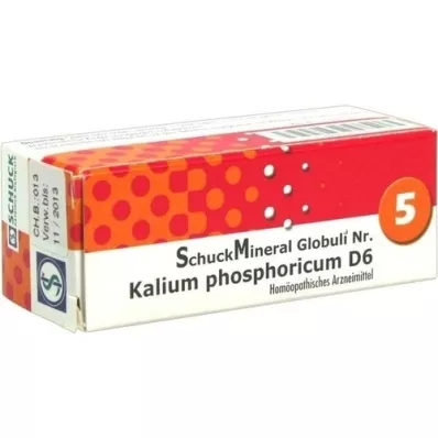 SCHUCKMINERAL Glóbulos 5 Kalium fosforicum D6, 7,5 g