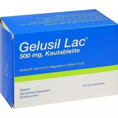 GELUSIL LAC Comprimidos mastigáveis, 100 comprimidos