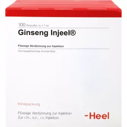 GINSENG INJEEL Ampolas, 100 unidades