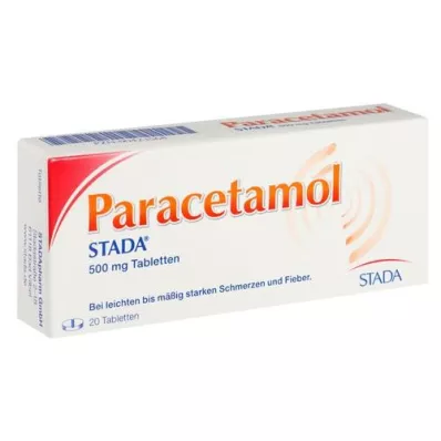 PARACETAMOL STADA comprimidos de 500 mg, 20 unidades PARACETAMOL STADA comprimidos de 500 mg, 20 unidades