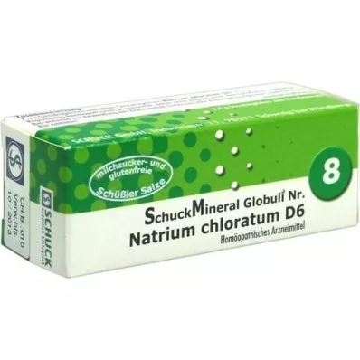 SCHUCKMINERAL Glóbulos 8 clorato de sódio D6, 7,5 g