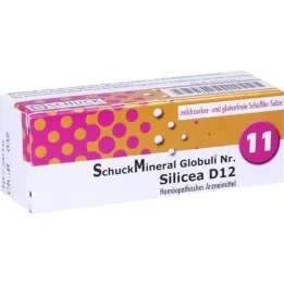 SCHUCKMINERAL Glóbulos 11 Silicea D12, 7,5 g