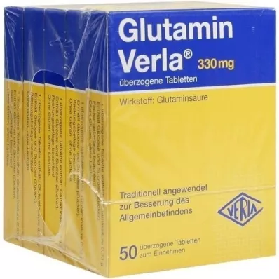 GLUTAMIN VERLA comprimidos revestidos, 250 unidades GLUTAMIN VERLA comprimidos revestidos, 250 unidades